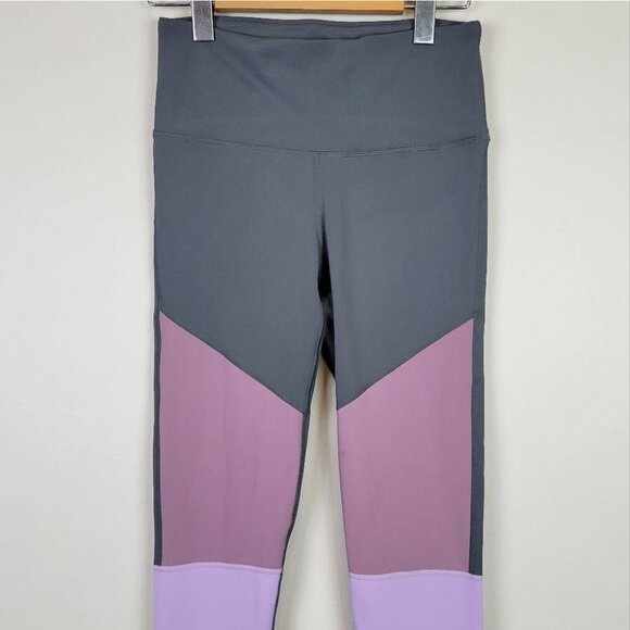 𝅺whisper Active Crop Lexi Leggings Purple Gray S - Picture 3 of 11